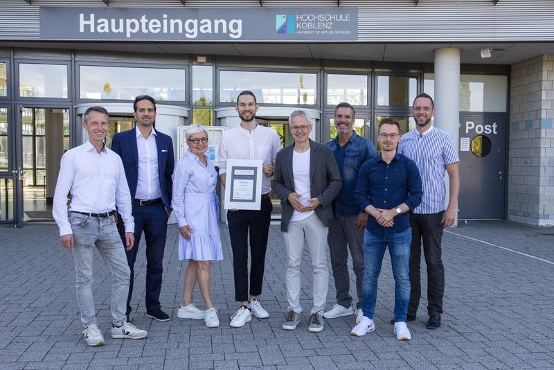 von links: Jan Hagge, Dr. Dominik Preusche, Sabine Pauli, Marc Helwing, Prof. Dr. Heiko Weckmüller, Mathias Wollweber, Tobias Debus, Peter Kolb