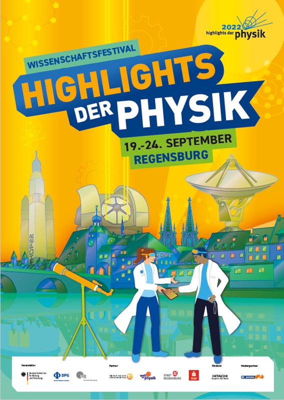 Plakat der Highlights der Physik in Regensburg