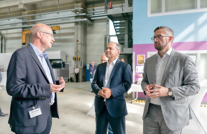 Minister Martin Dulig besucht den Siemens Energy Innovationscampus am Standort Görlitz. 