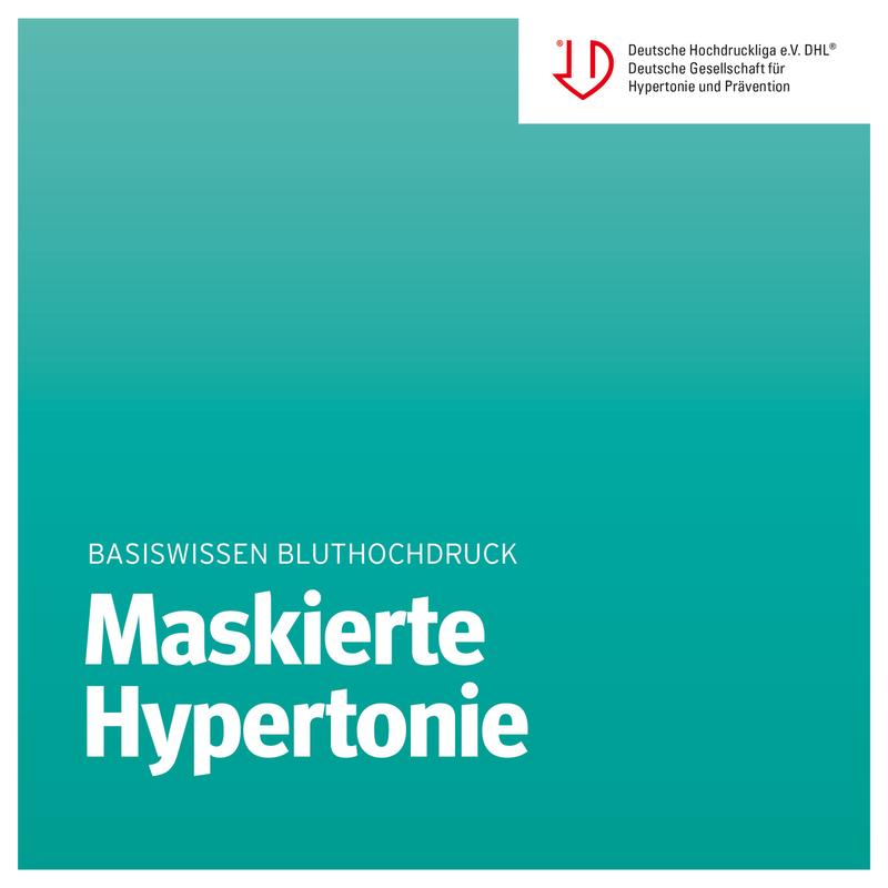 Cover der Broschüre "Maskierte Hypertonie"
