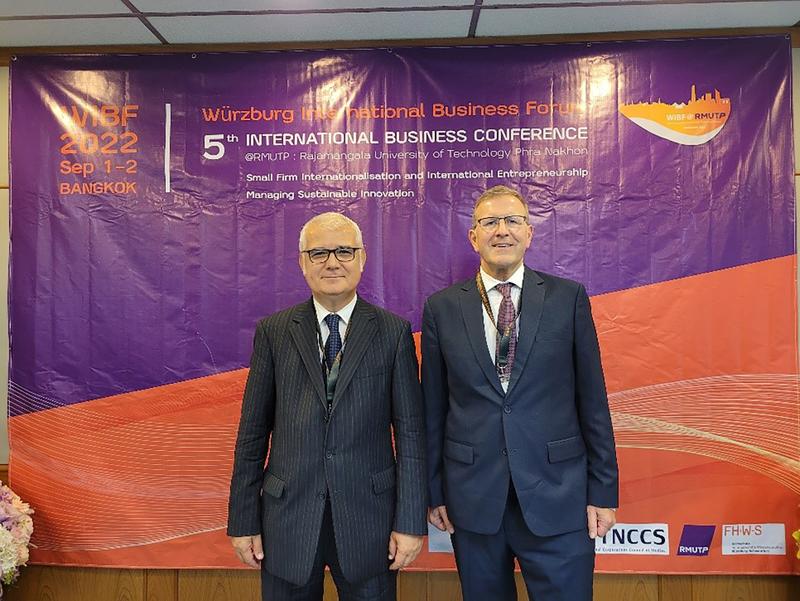Die beiden Gründer und Organisatoren der International Business Conference: (von li.) Prof. Dr. Emin Akcaoglu und Prof. Dr. Rainer Wehner