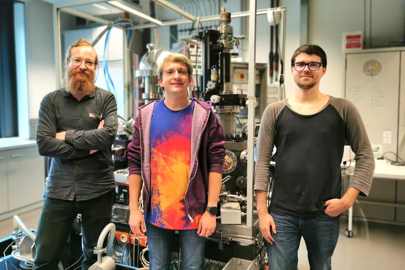 Die Nachwuchswissenschaftler des TU Wien Teams (v.l.n.r.): Johannes Zeininger, Philipp Winkler, Maximilan Raab.