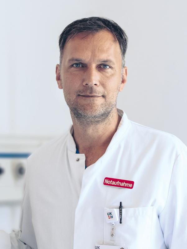 Dr. Sebastian Wolfrum, Leiter der interdisziplinären Notaufnahme des UKSH, Campus Lübeck