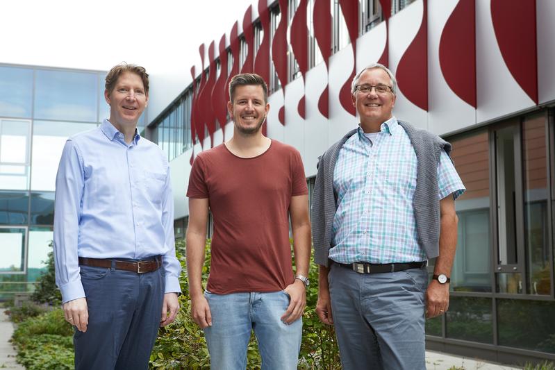 Das Forscherteam (v.l.n.r.): Prof. Dr. Markus Feuerer, Dr. Sebastian Bittner und Prof. Dr. Thomas Hehlgans