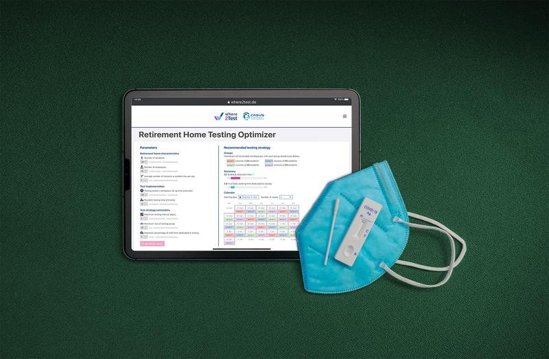 The Retirement Home Testing Optimizer is the third web app from Where2Test. The apps provide support for various aspects related to SARS-CoV-2 testing.