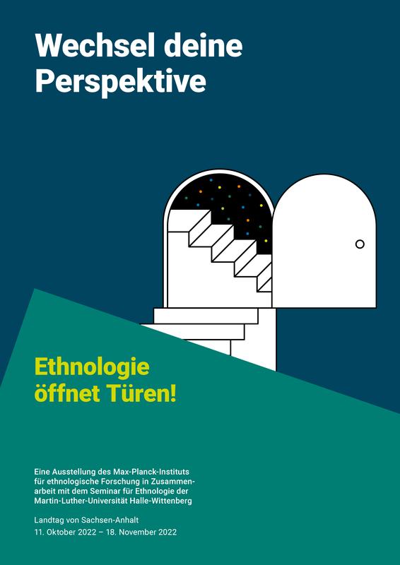 The exhibition “Wechsel deine Perspektive – Ethnologie öffnet Türen” will be on display from 12 October to 18 November 2022 in the parliament building in Magdeburg.