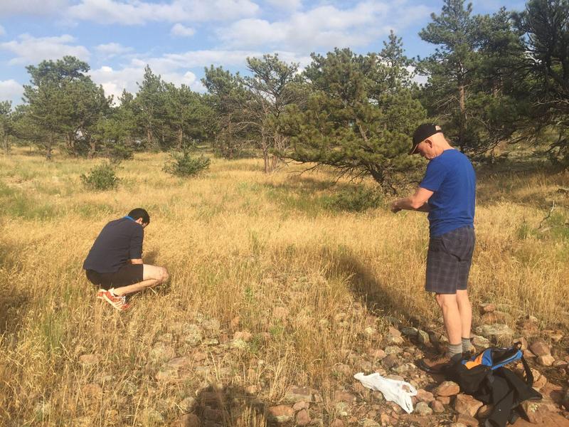 Untersuchungsfläche in Colorado, USA