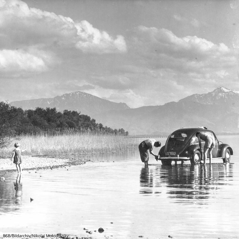 Autowäsche im Chiemsee