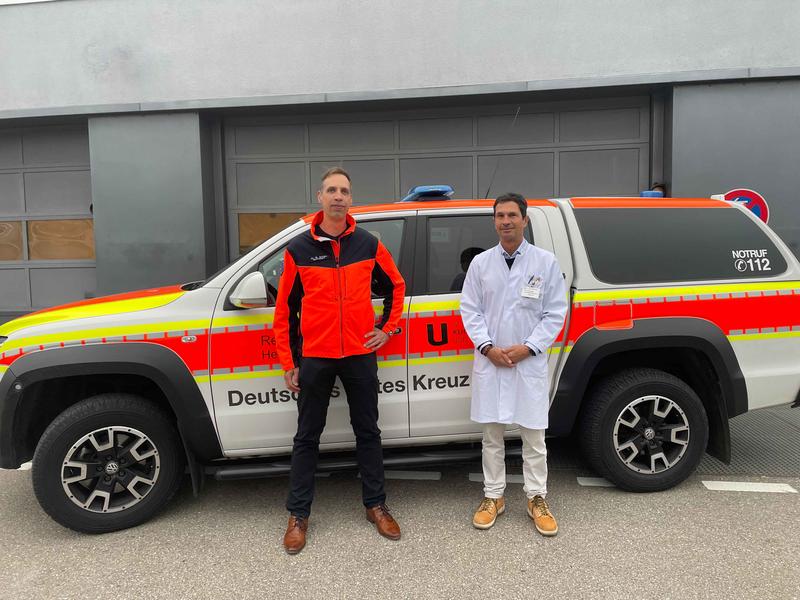 Dr. Benedikt Schick (links) und Prof. Dr. Carlos Schönfeldt-Lecuona (rechts) leiteten die Studie.