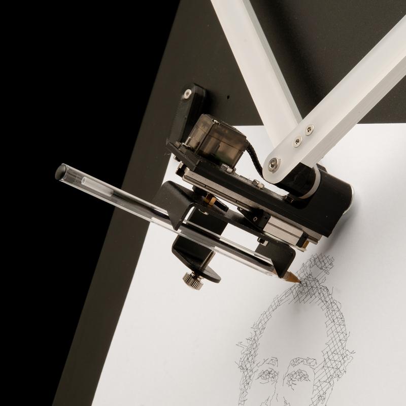 Felix Fisgus and Joris Wegner: “Pankraz Piktograph”, an autonomous robot for drawing, 2021