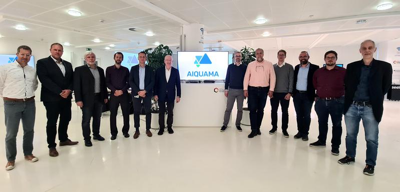 AIQUAMA-Projektteam beim Kick-off in Berlin.