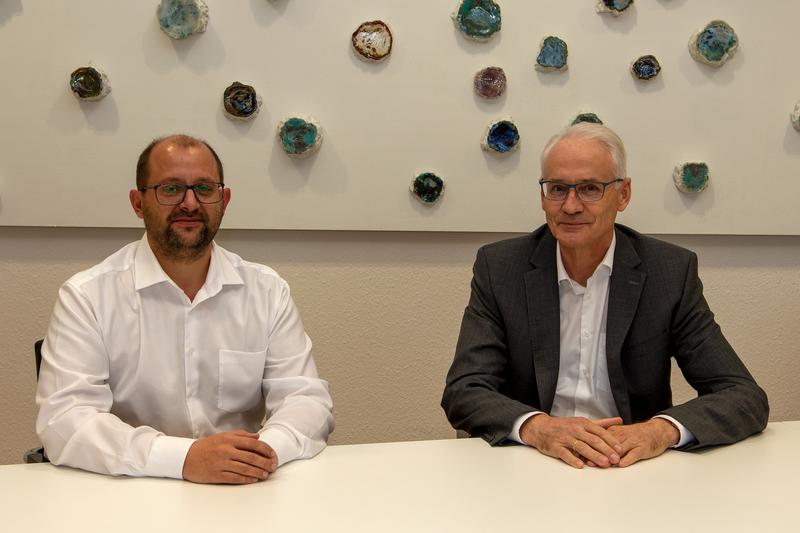 Von links: Christian Weiß und Prof. Dr. Karl Stoffel