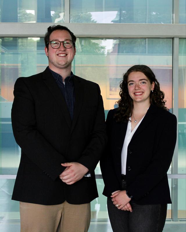 Oscar Kirkwood and Thea Mischel are the mein organizers of the Jacobs Startup Competition 2022.