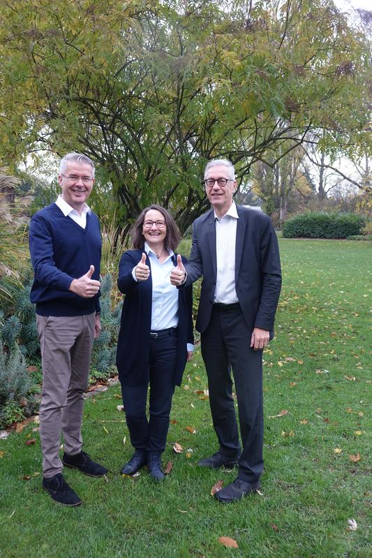 Die Präsidentin und Präsidenten von WGP, WGMHI und WiGeP (v.l.n.r.) Prof. Jens P. Wulfsberg, Prof. Kirsten Tracht, Prof. Dieter Krause