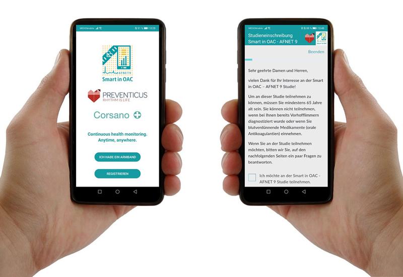 Smartphone-basiertes Screening ermöglichte kontaktlose Studienteilnahme