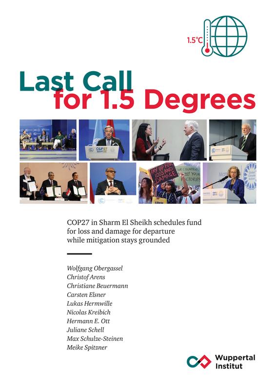 Cover of the assessment “Last Call for 1.5 Degrees”