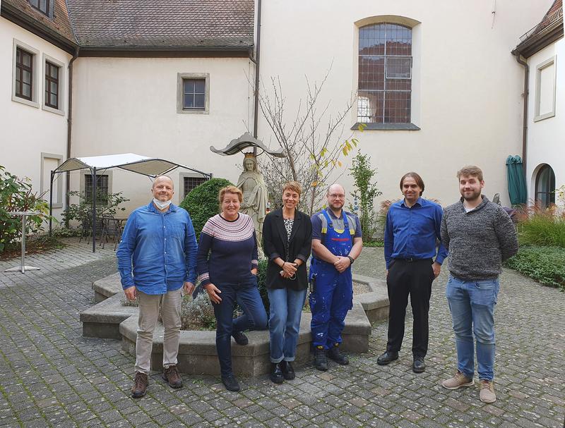 (von li.) Karsten Reschke, Petra Dlugosch, Bianca Hahn, Daniel Einloft, Prof. Dr. Daniel Kulesz und Vladyslav Beletskyy 