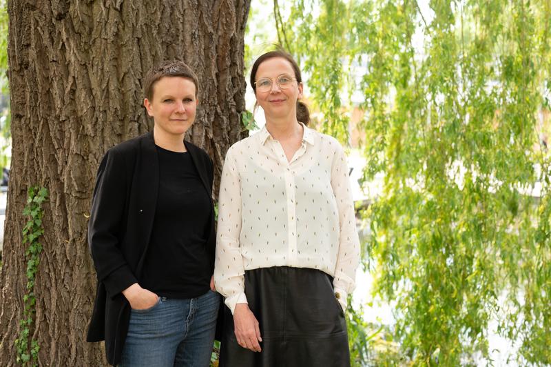 v.l.: Prof. Dr. Nina Fleischmann (HsH) und Dr. med. Christiane Müllre (Universitätsmedizin Göttingen) haben die interdisziplinäre Lerneinheit gemeinsam organisiert und durchgeführt.
