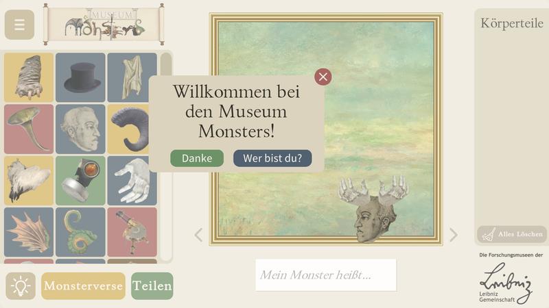 Museum Monsters - Online-PC-Spiel der Leibniz-Forschungsmuseen.