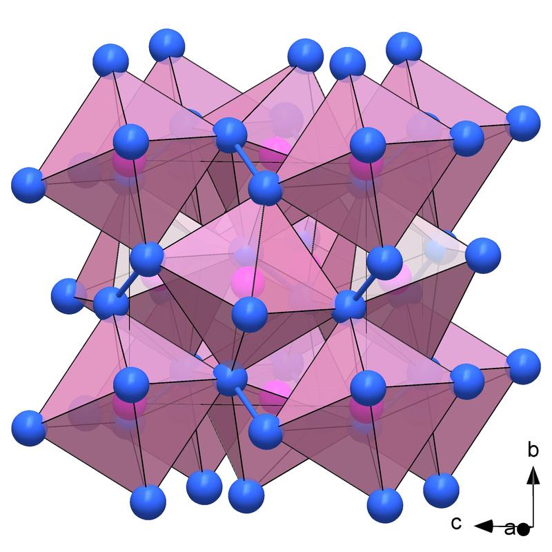 Empirically demonstrated for the first time: the structure of PN₂ consisting of PN₆ octahedra.