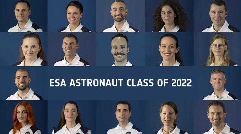 17 von der ESA ausgewählte Astronauten-Kandidatinnen und -Kandidaten