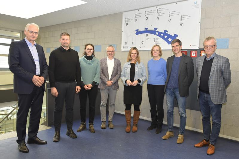 Vertreterinnen und Vertreter der vier kooperierenden Hochschulen beim zweiten BUGA-Netzwerktreffen.