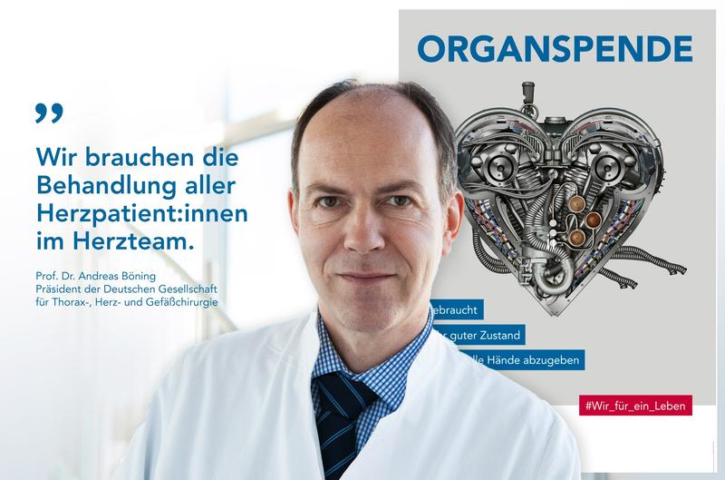 Prof. Dr. med. Andreas Böning, Präsident der Deutschen Gesellschaft für Thorax-, Herz- und Gefäßchirurgie e.V. (DGTHG)