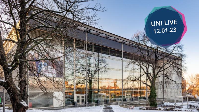 Hörsaalzentrum der TUD im Winter