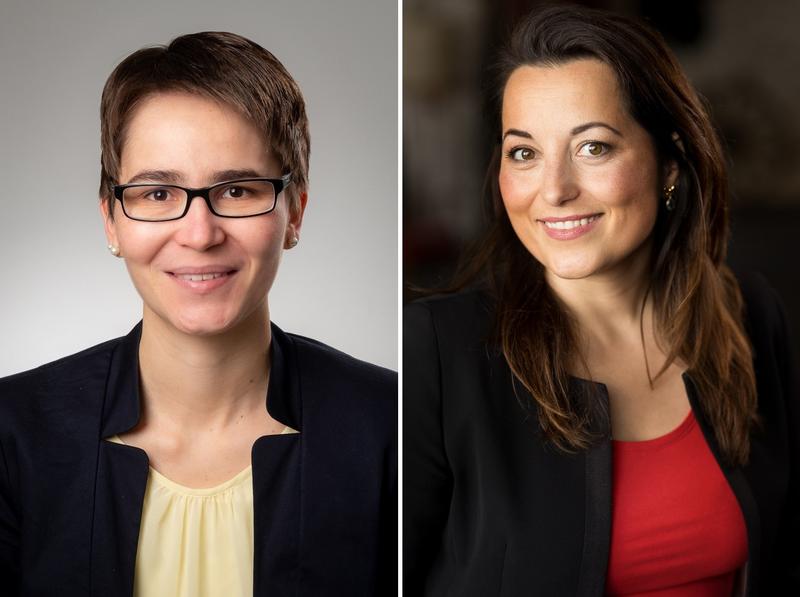 Die beiden neuen Professorinnen am Fachbereich Oecotrophologie der Hochschule Fulda: Professorin Dr. Christina Holzapfel (l.) und Professorin Dr. Linda Chalupová 