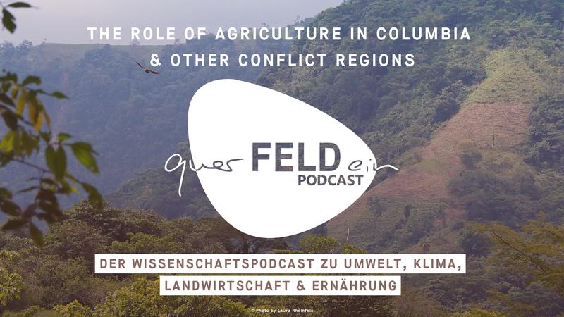 In dieser Podcastfolge geht es um Landwirtschaft in Konfliktregionen.