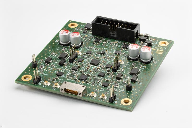 Antriebselektronik für elektromagnetische Vektorscanner.