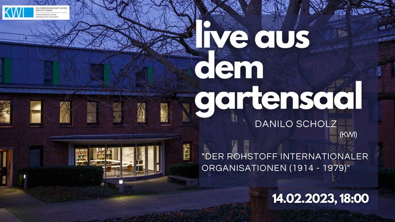 Grafik Live aus dem Gartensaal