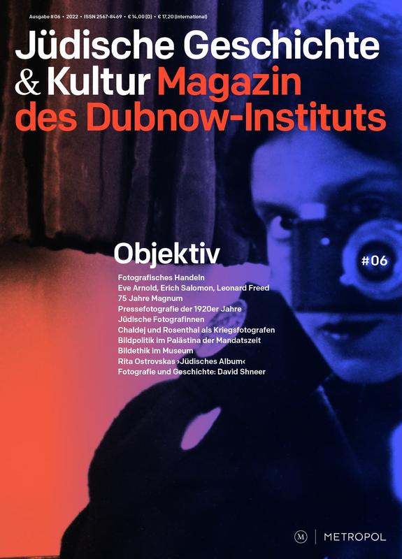 Cover der sechsten Ausgabe des Magazins Jüdische Geschichte & Kultur, Berlin: Metropol Verlag, 2022.