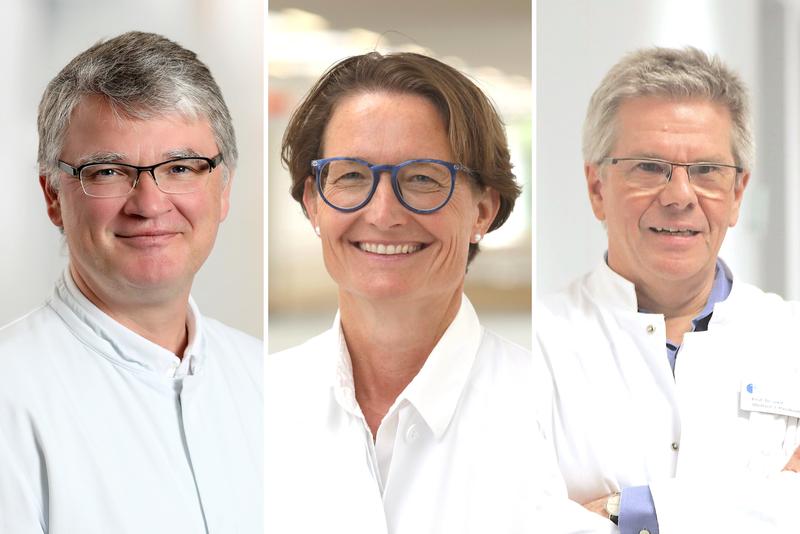 v.l.n.r.: Prof. Torsten Bauer, Dr. Katrin Welcker, Prof. Winfried Randerath