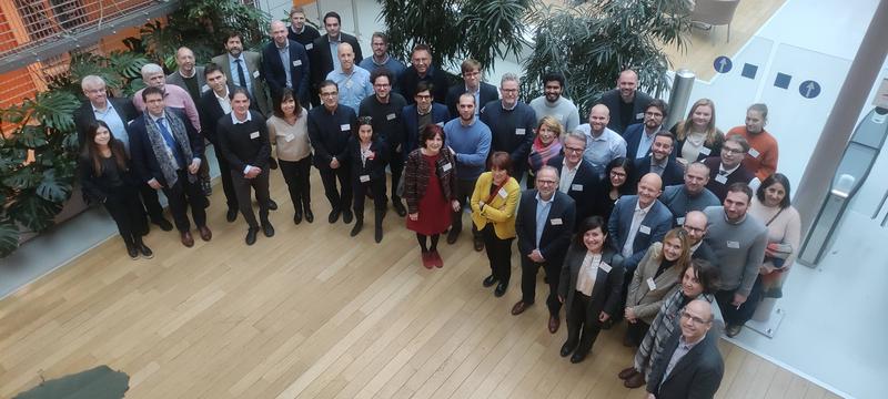 Die Teilnehmenden des Kickoff-Meetings am 24. Januar. 