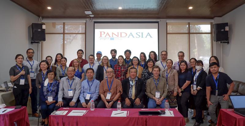 Team des PANDASIA-Projekts beim Kickoff-Meeting in Thailand im Februar 2023