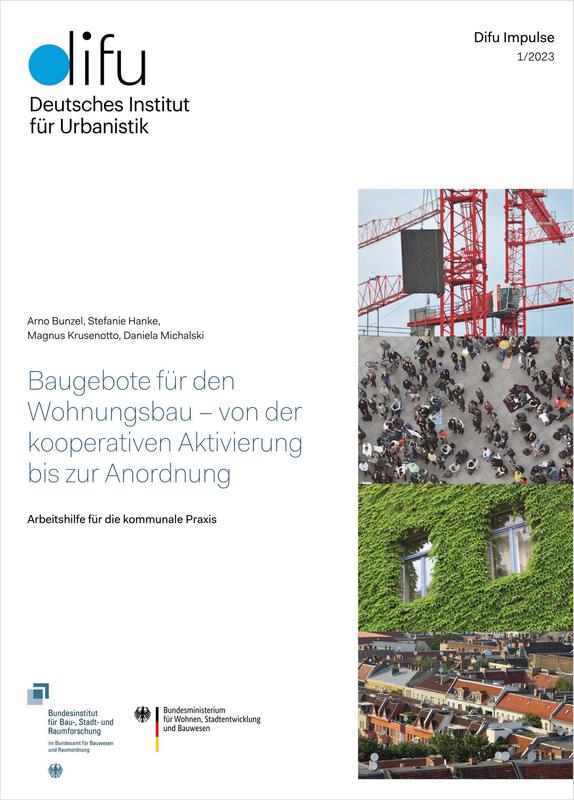 Cover der Publikation Baugebote für den Wohnungsbau