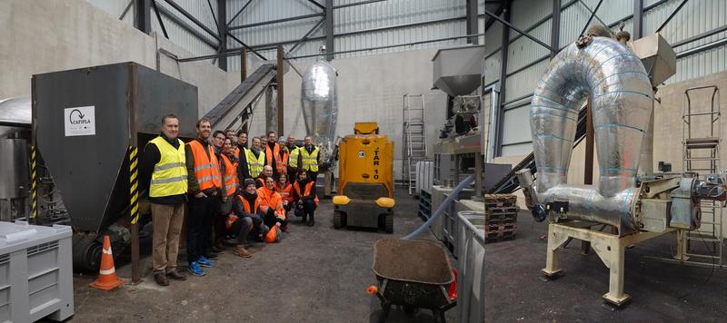 Recently, the CAFIPLA pilot plant – the “LOOP” – was successfully installed at the intermunicipal biowaste treatment facility of IDELUX Environnement in Belgium and demonstrates the upscaling potential of the CAFIPLA process.