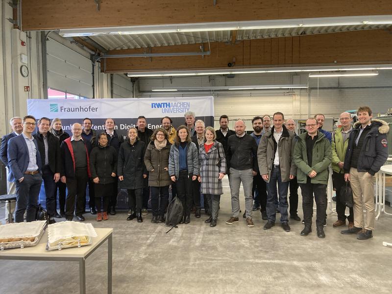 Researchers of the project "Beautiful – Belastungsoptimierte Arbeitsgestaltung für Netzleitstellen kritischer Infrastruktur" at the kickoff meeting on February 24/25, 2023 in Aachen.
