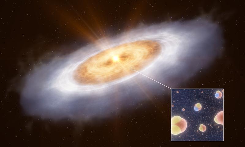 Wasser in der planetenbildenden Scheibe um den Stern V883 Orionis