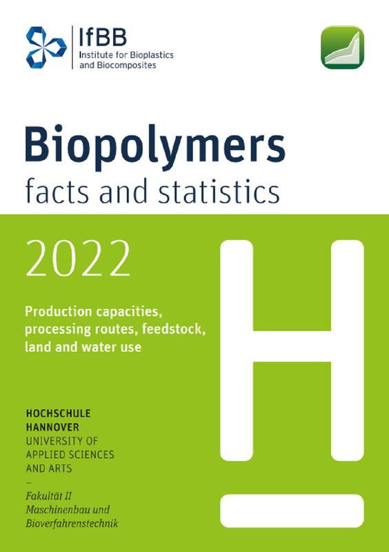 Aktuelle Fakten aus dem Biokunststoffsektor bietet die neue Ausgabe von „Biopolymers – facts and statistics 2022“. (Quelle: IfBB)