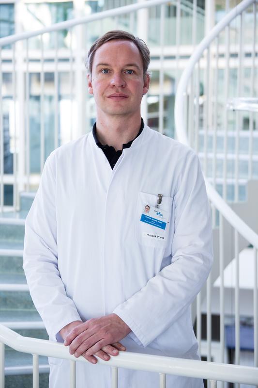Professor Dr. Hendrik Poeck, Geschäftsführender Oberarzt der Klinik und Poliklinik für Innere Medizin III.
