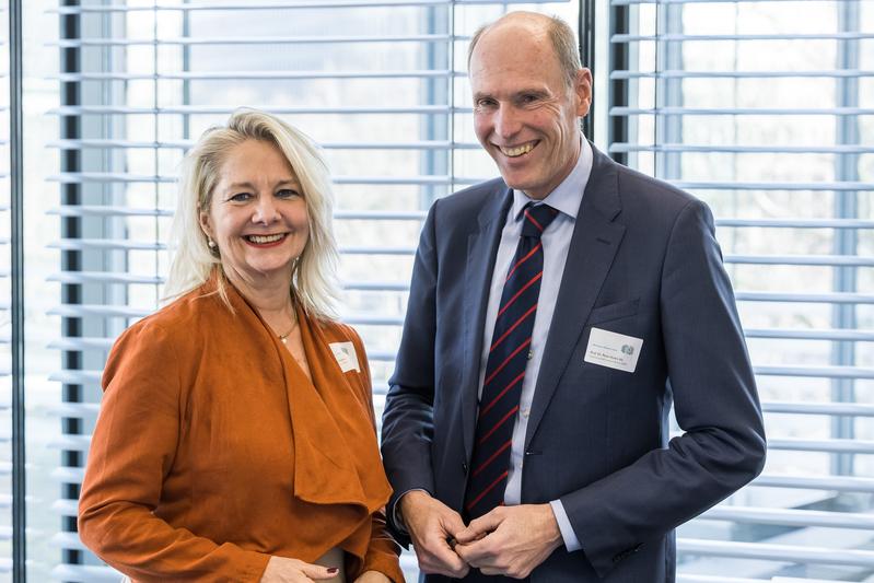 Die Rektorin der FernUniversität Prof. Dr. Ada Pellert und HRK-Präsident Prof. Dr. Peter-André Alt eröffneten den gemeinsamen Workshop