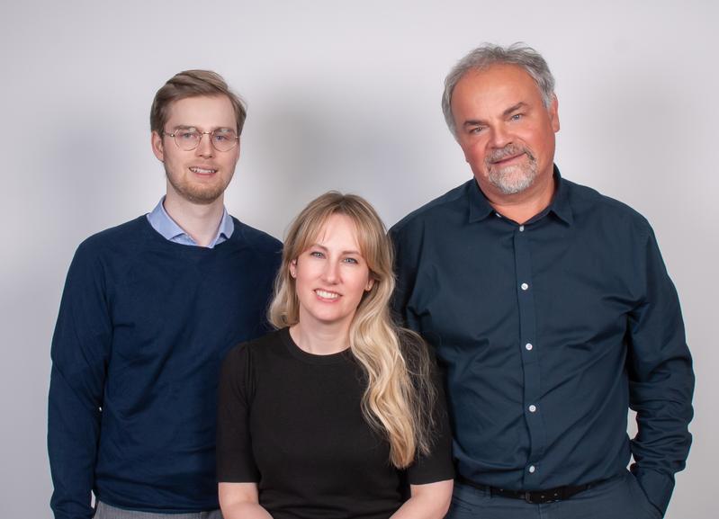 Von links nach rechts: Oliver Eichmüller, Nina Corsini und Jürgen Knoblich. ©IMBA.