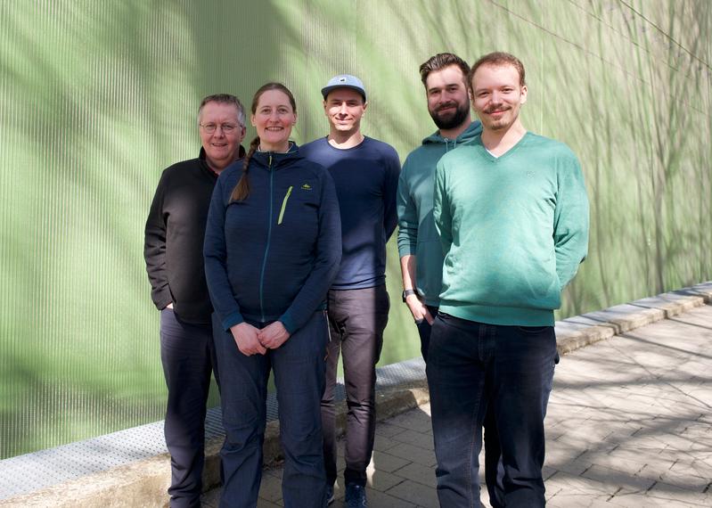 v.l. Prof. Hans Kestler, PD Dr. Sabine Wölk, Felix Rupprecht, Dr. Julian Schwab, Felix Weidner 