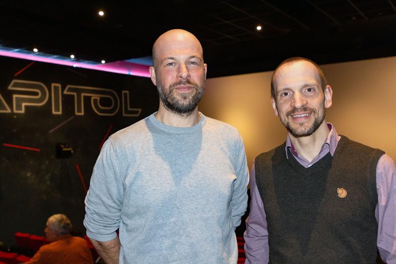 Der Dokumentarfilmer Marco Kugel und Prof. Dr. Michael Roth (rechts) stellten ihren Film in Nürtingen vor.