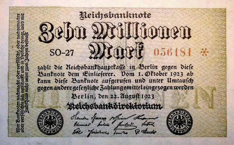 Ringvorlesung: Von Hyperinflation, kommenden Wirtschaftskrisen und ‚Goldenen Jahren‘