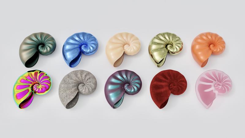How does the perception of different material properties work? 