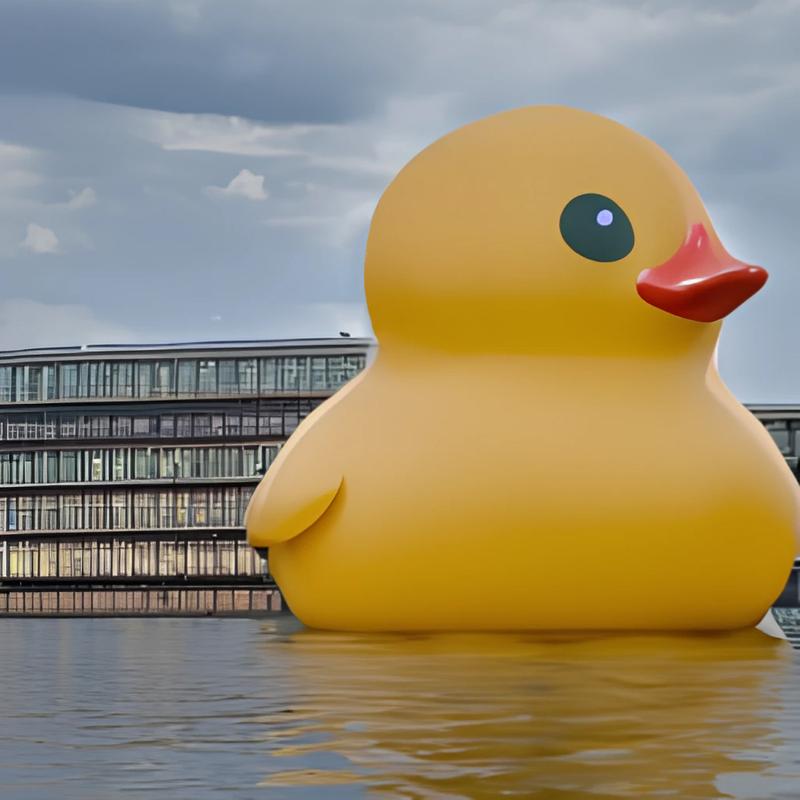 So wird sich die Kunstinstallation auf dem Campus der HHU präsentieren. 