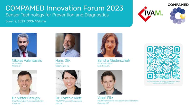 COMPAMED Innovation Forum 2023 Sensor Technology for Prevention and Diagnostics